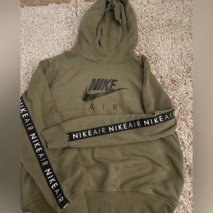 Nike air navy green sweatshirt